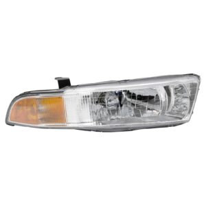 Headlight Headlamp Passenger Side Right RH Compatible with 99-01 Mitsubishi Galant