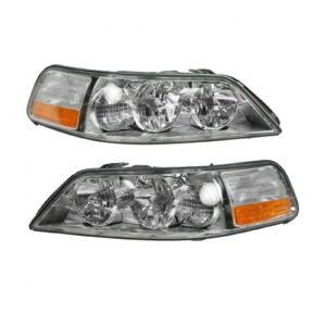 Headlight Assembly Compatible With 2005-2011 Lincoln Town Car Driver and Passenger Side