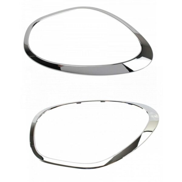 Headlight Bezel Trim Pair LH & RH Sides Chrome for Mini Cooper Countryman