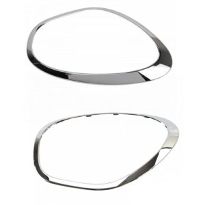 Headlight Bezel Trim Pair LH & RH Sides Chrome for Mini Cooper Countryman