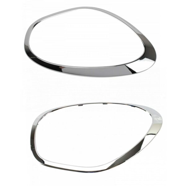 Headlight Bezel Trim Pair LH & RH Sides Chrome for Mini Cooper Countryman