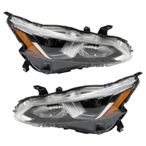 Headlight Set Compatible with 2019-2021 Nissan Altima