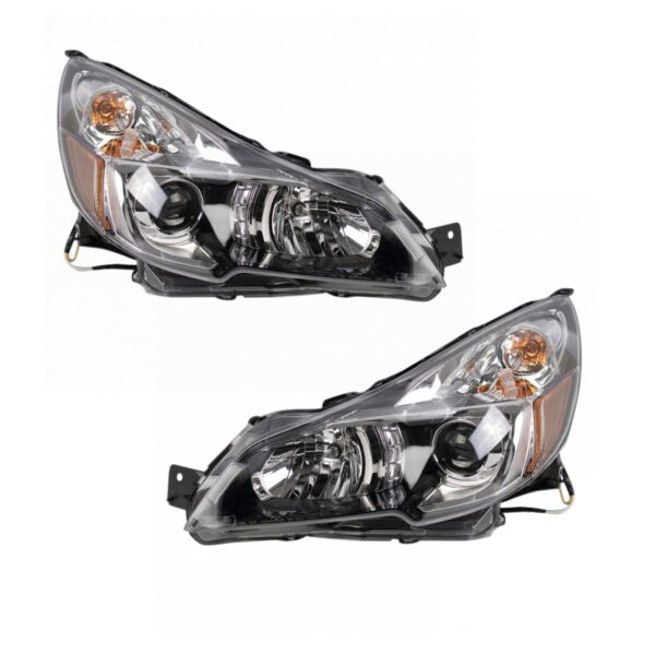 Headlight Set Compatible with 2013-2014 Subaru Legacy Outback