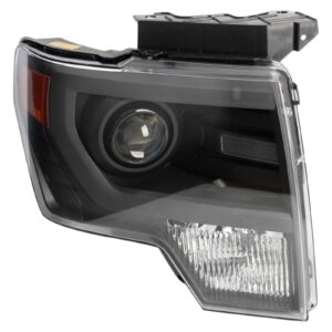 Right Headlight Fits 2013-2014 Ford F-150