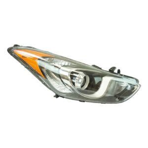 Halogen Projector Headlight Lamp Assembly RH Passenger Side for Elantra GT