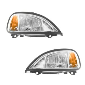 Headlight Assembly Compatible With 2004-2017 Freightliner Columbia Driver and Passenger Side