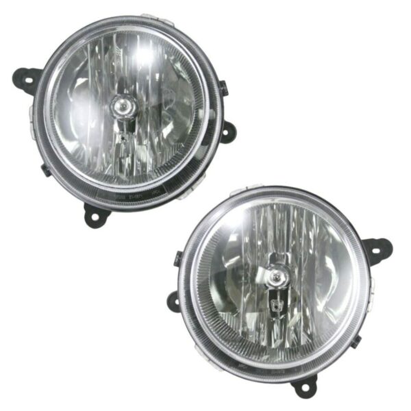Front Headlights Headlamps Lights Lamps Pair Set of 2 for Jeep Compass Patriot