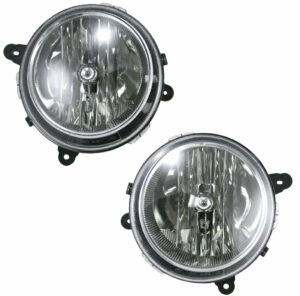 Front Headlights Headlamps Lights Lamps Pair Set of 2 for Jeep Compass Patriot