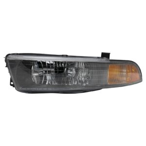 Headlight Headlamp Driver Side Left LH Compatible with 02-03 Mitsubishi Galant