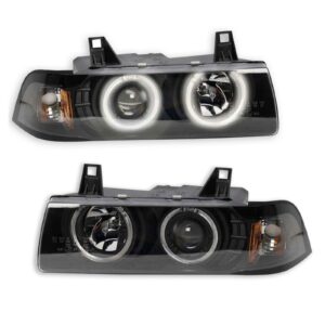 Performance Dual Halo Projector Headlight Set for 92-99 BMW 318i 323i M3