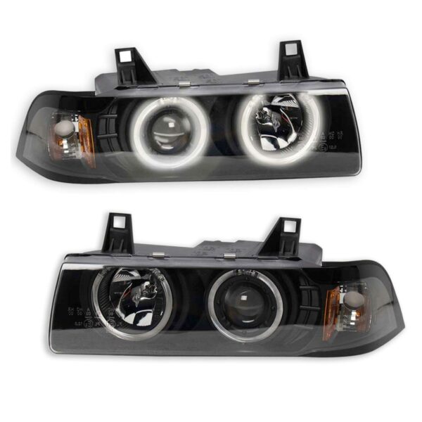Performance Dual Halo Projector Headlight Set for 92-99 BMW 318i 323i M3