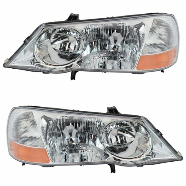 HID Xenon Headlights Headlamps Left & Right Pair Set for 02-03 Acura TL