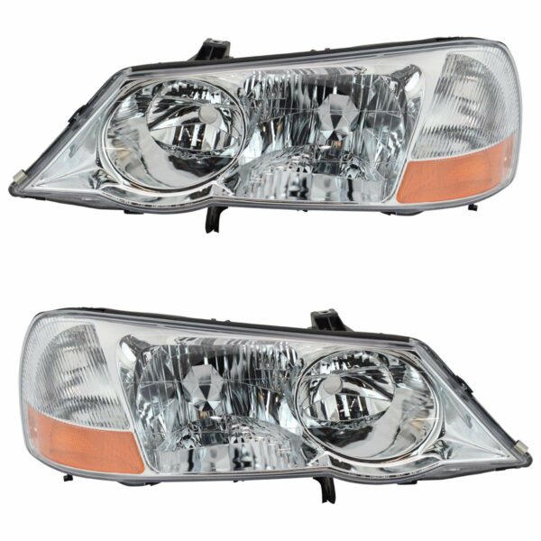 HID Xenon Headlights Headlamps Left & Right Pair Set for 02-03 Acura TL