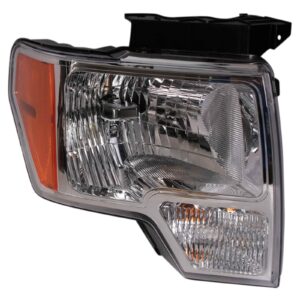 Right Headlight Compatible with 2009-2014 Ford F-150