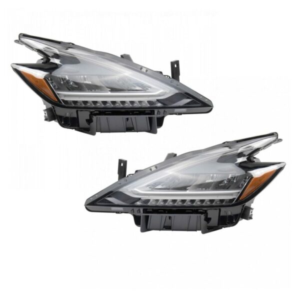 Headlight Set Compatible with 2019 Nissan Murano