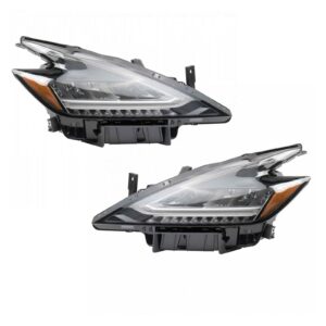 Headlight Set Compatible with 2019 Nissan Murano