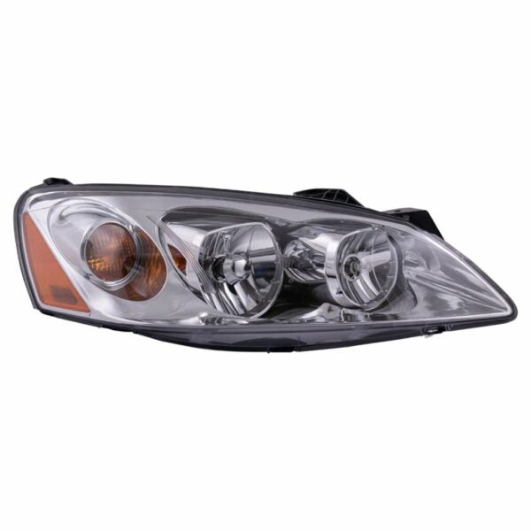 Headlight with Amber Turn Signal RH Right Passenger Side Compatible with 2005-2010 Pontiac G6