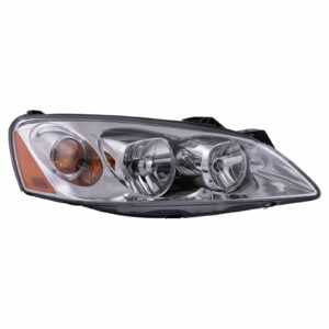 Headlight with Amber Turn Signal RH Right Passenger Side Compatible with 2005-2010 Pontiac G6