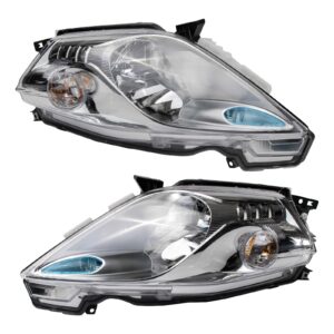 Headlight Set Compatible with 2015-2017 Nissan LEAF