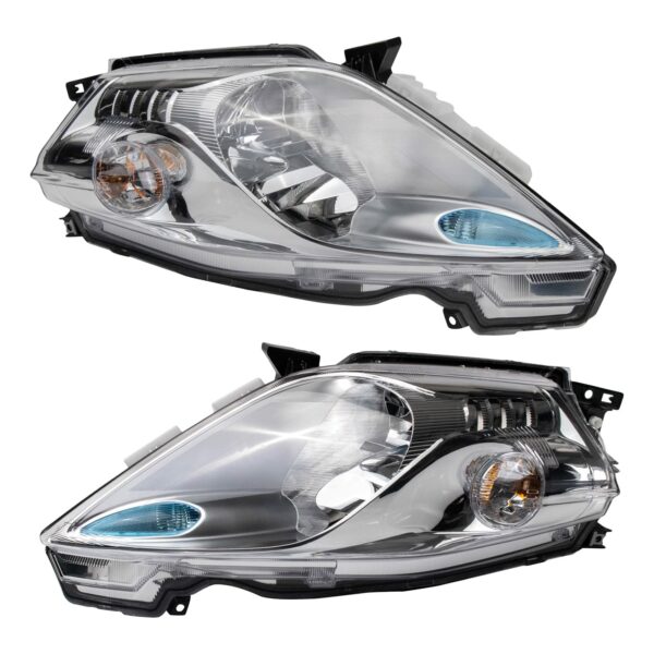 Headlight Set Compatible with 2015-2017 Nissan LEAF