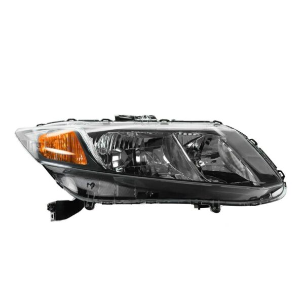 Headlight Headlamp Halogen RH Right Passenger for 13 Honda Civic 4 Door Sedan
