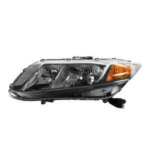 Headlight Headlamp Halogen Driver Side Left LH for 13 Honda Civic 4 Door Sedan