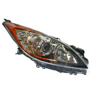 Halogen Headlight Headlamp Passenger Side Right RH for 10-13 Mazda3 Mazda 3