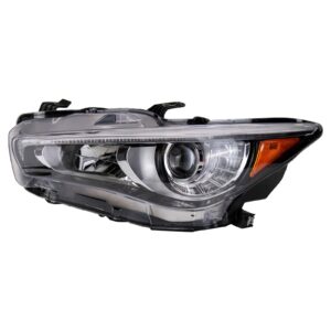 Headlight Lamp Driver Side Left LH for 14-17 Infiniti Q50 Sedan New