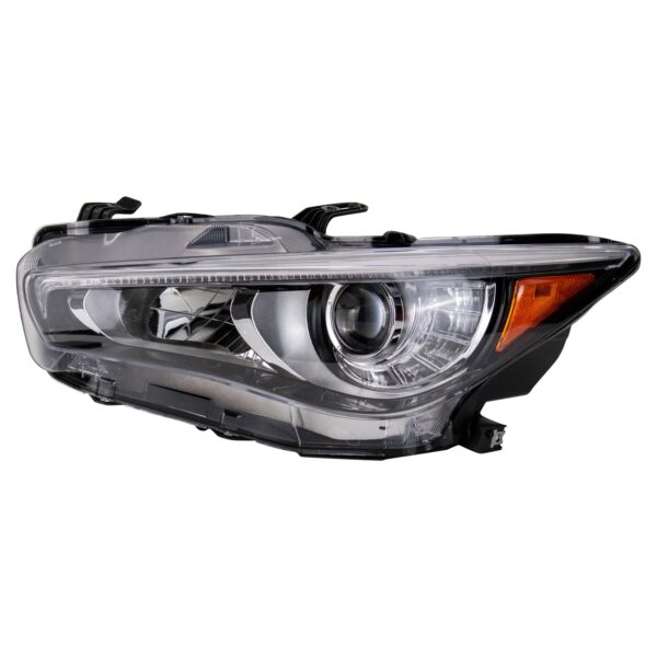 Headlight Lamp Driver Side Left LH for 14-17 Infiniti Q50 Sedan New