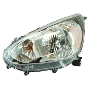 Halogen Headlight Lamp LH LF Driver Side Compatible With Mitsubishi Mirage
