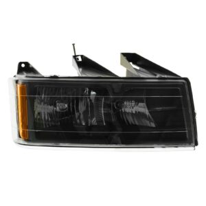 Headlight Headlamp w/ Black Bezel Passenger Side Right RH for Colorado Canyon