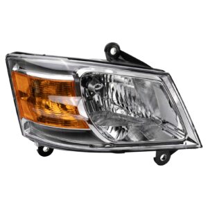 Right Headlight Compatible with 2008-2010 Dodge Grand Caravan