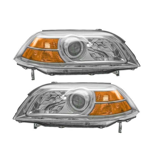 Headlights Headlamps Left & Right Pair Set for 04-06 Acura MDX