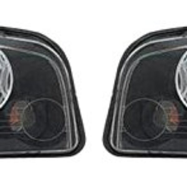Headlights Headlamps Left & Right Pair Set for 07-10 Dodge Charger
