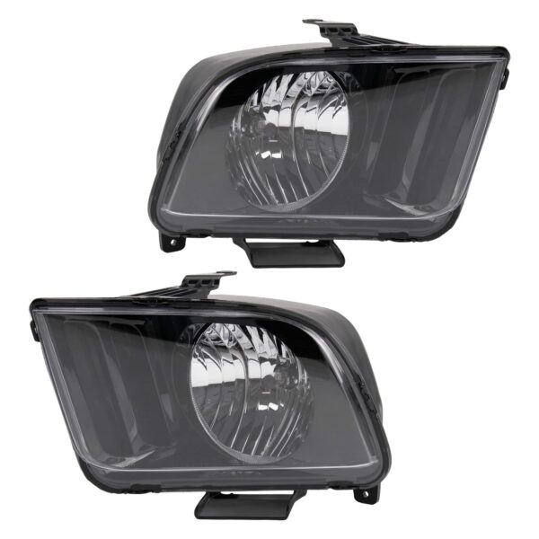 Headlight Set Compatible with 2007-2009 Ford Mustang