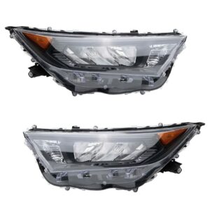 Headlight Set Compatible with 2019-2021 Toyota RAV4