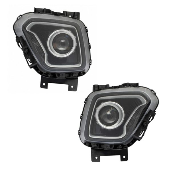 Headlight Set Compatible with 2020-2021 Kia Soul