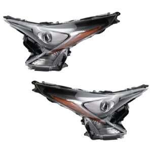 Headlight Set Compatible with 2016-2018 Toyota Prius