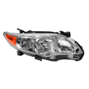 Chrome Housing Headlight Passenger Side Right for 11-13 Corolla North America