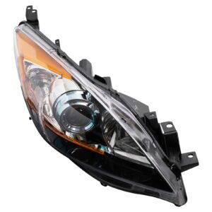 Headlight Headlamp Halogen Passenger Side Right RH RF for 12-13 Mazda 3