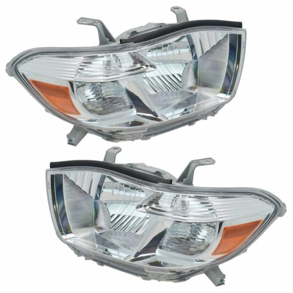 Headlight Headlamp Pair for Toyota Highlander 2008-2010