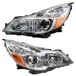 Headlight Lamp Assembly LH RH Pair for Subaru Outback New