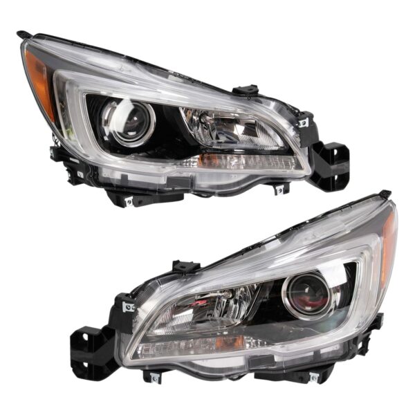 Headlight Set Compatible with 2015-2017 Subaru Outback