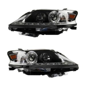 Halogen Headlight Lamp Assembly Pair LH & RH Sides for Lexus RX350 RH450h