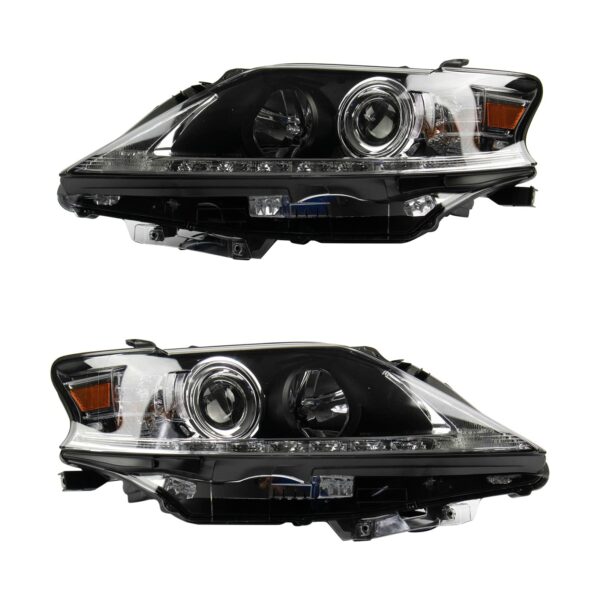 Halogen Headlight Lamp Assembly Pair LH & RH Sides for Lexus RX350 RH450h