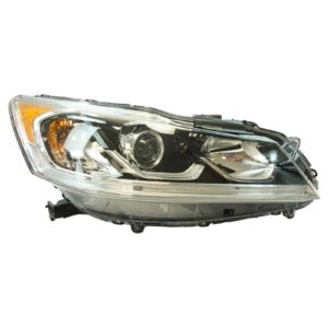 Halogen Headlight Lamp Assembly RH Passenger Side for Honda Accord EX EX-L Sedan