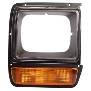 Headlight lamp Bezel Chrome w/ Parking Light RH Side for Dodge Pickup D/W Truck