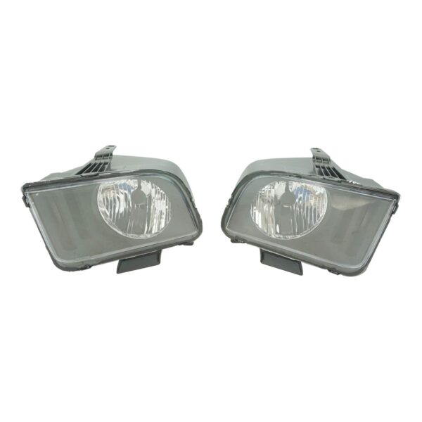 Headlights Headlamps LH Left RH Right Pair Set for 05-09 Ford Mustang