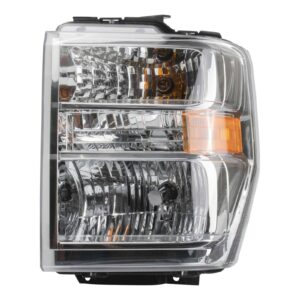 Halogen Headlight Lamp Assembly LH Driver Side for Ford E150 E250 E350 E450