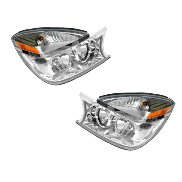 Headlights Headlamps Left & Right Pair Set for 04-05 Buick Rendezvous